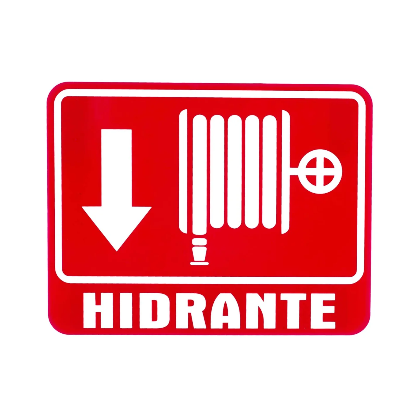 HIDRANTE SEÑALAMIENTO CONTRA INCENDIO 30X40 CM.